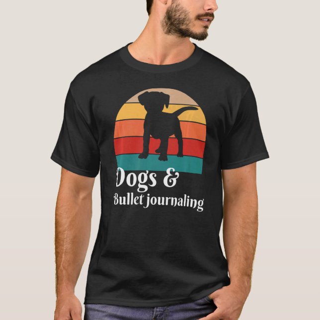 Premium för hundar- och punktjournalföring t shirt (Framsida)
