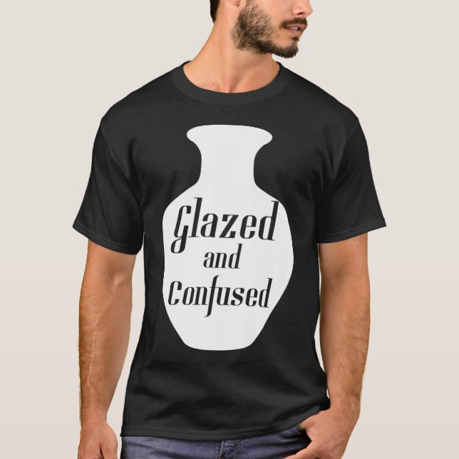 Premium för keramik-potteriet - Glazed and Confzed T Shirt (Framsida)