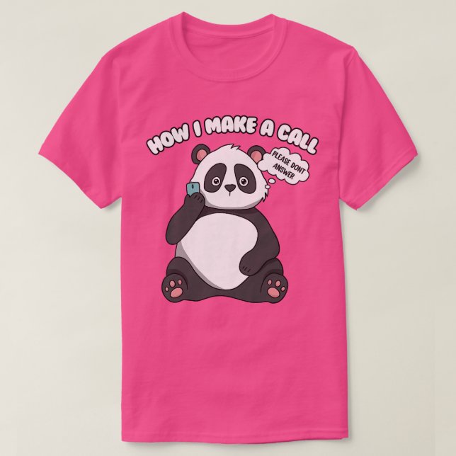 Premium för kvinnans utmatningspanda t shirt (Design framsida)