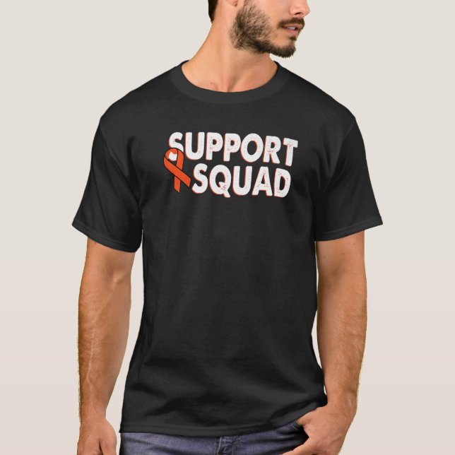 Premium för Leukemia Awareness Support Squad Premi T Shirt (Framsida)