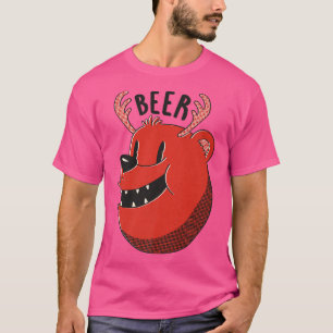 Premium för öl för dryck-roligt t shirt