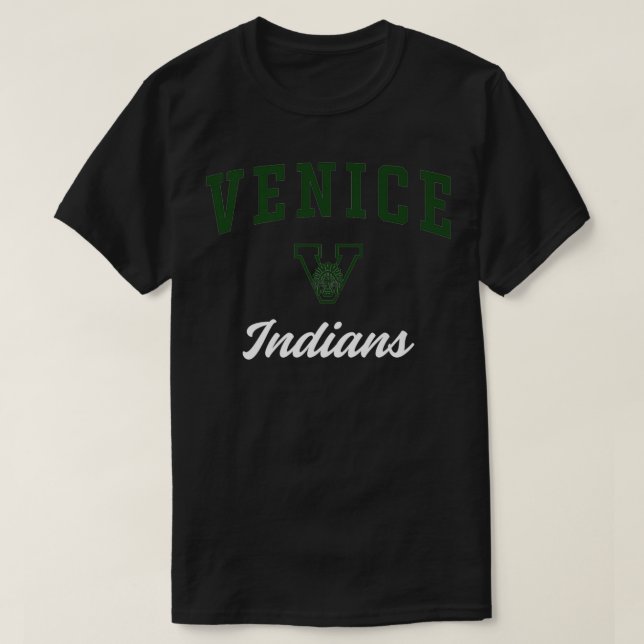 Premium för Venedig High School Indians T Shirt (Design framsida)