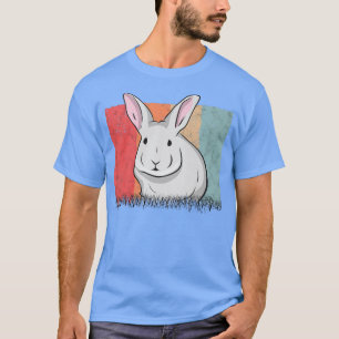 Premium för Vintage av kanin Retro-kanin T Shirt
