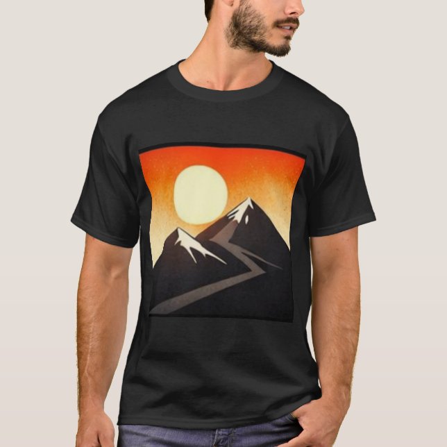 Premium Grafisk T-Shirt – Rent Design, Stark Att (Framsida)