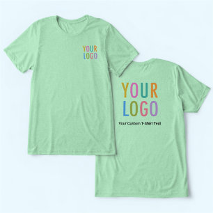 Premium Grönt T-Shirt Anpassningsbar Company Logot