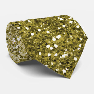 Premium Guld Ombre Glitter Neck Tie Slips