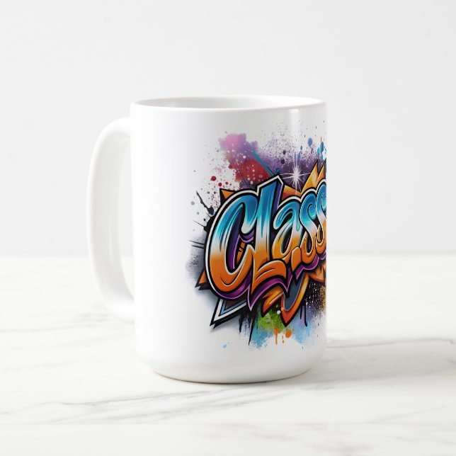 Premium herrkläder kaffemugg (Framsida vänster)