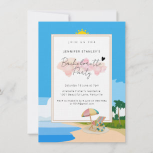 Premium inbjudningar, Strand Bachelorette-fest Inbjudningar