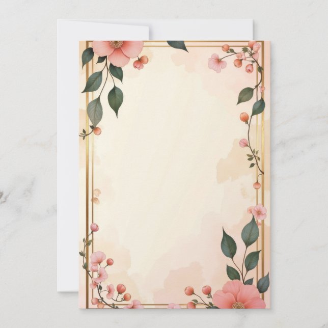 PREMIUM Inbjudningskort Design (Framsida)