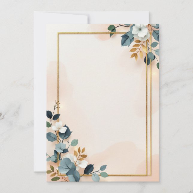 PREMIUM Inbjudningskort Design (Framsida)