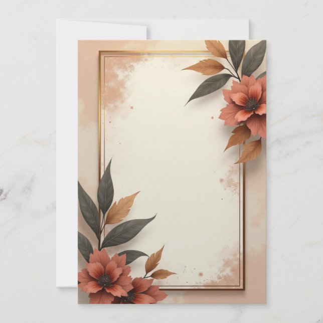 PREMIUM Inbjudningskort Design (Framsida)