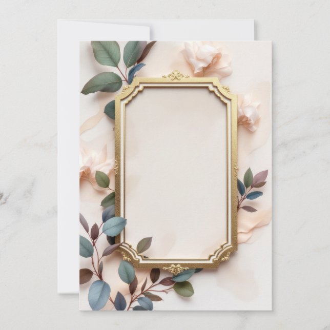 PREMIUM Inbjudningskort Design (Framsida)