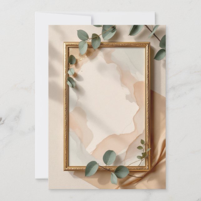 PREMIUM Inbjudningskort Design (Framsida)