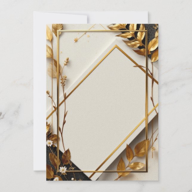 PREMIUM Inbjudningskort Design (Framsida)