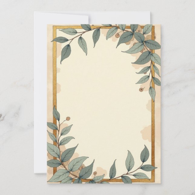 PREMIUM Inbjudningskort Design (Framsida)