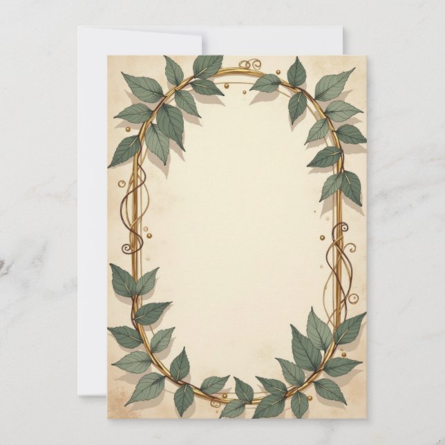 PREMIUM Inbjudningskort Design (Framsida)