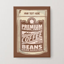 Premium-kaffebönor poster kafe Barista