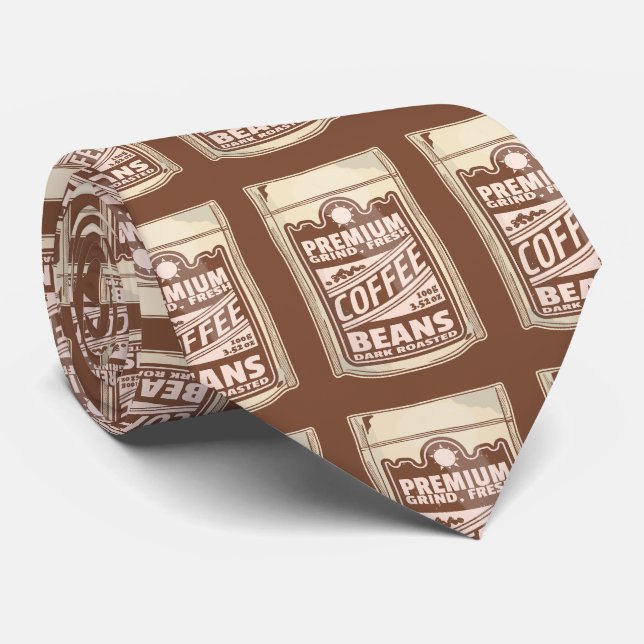 Premium-kaffebönor poster kafe Barista Slips (Rullad)