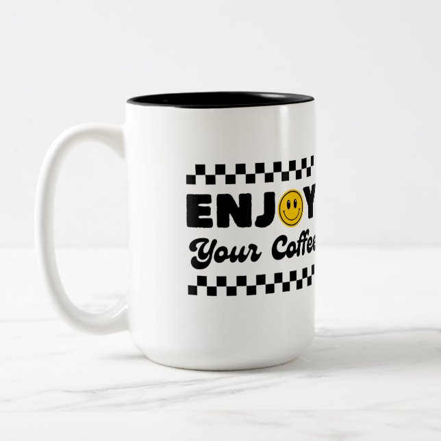 Premium kaffemugg ☕ Perfekt för hemmet & kontoret (Vänster)