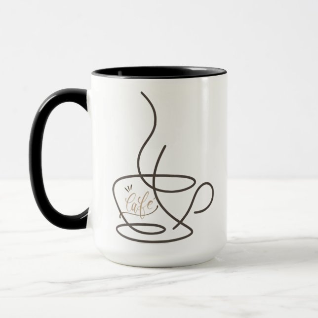 Premium keramisk kaffemugg (Vänster)