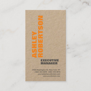 Premium Kraft fet Modern Professionell - minimalis Visitkort