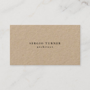 Premium Kraft-Trendigets minimalistiska Profession Visitkort
