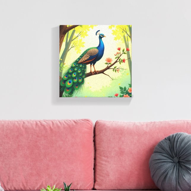 Premium lindad canvas (Insitu (Vardagsrum))