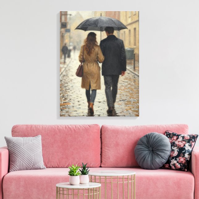 Premium lindad canvas 45,7 x 61 cm (Insitu (Vardagsrum))