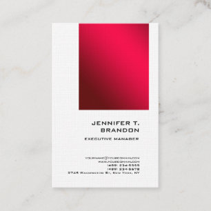 Premium Linen - minimalistisk, modern, vanlig Prof Visitkort