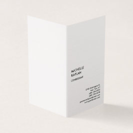 Premium Linen Modern Professionell Exklusiv Visitkort