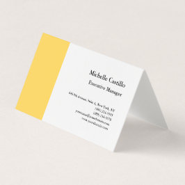 Premium Linen Plain Professionell - minimalistisk Visitkort