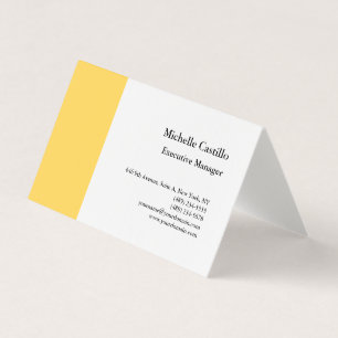Premium Linen Plain Professionell - minimalistisk Visitkort