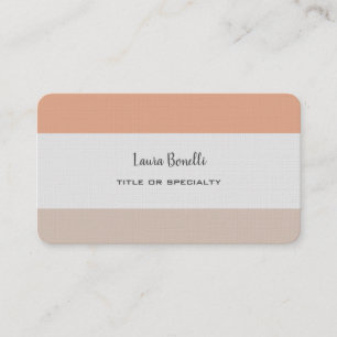 Premium Linen Professionell Modern Minimalistiskt Visitkort