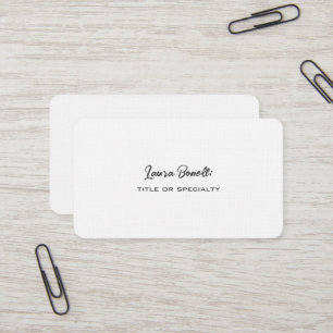 Premium Linen Professionell Modern Visitkort