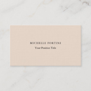 Premium Linen-Professionell, modern Visitkort