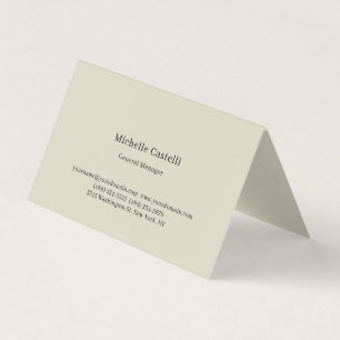 Premium Linen Professionell Unik Klassisk Enkel Visitkort