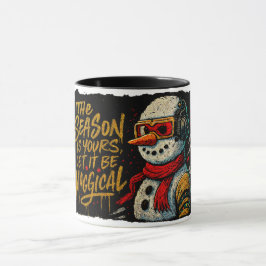 Premium Magisk Säsongs Combo Mugg Snö-Bro Jul