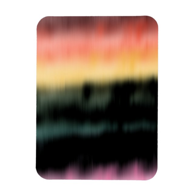 Premium Magnet, Digital Tie Dye Magnet (Vertikal)