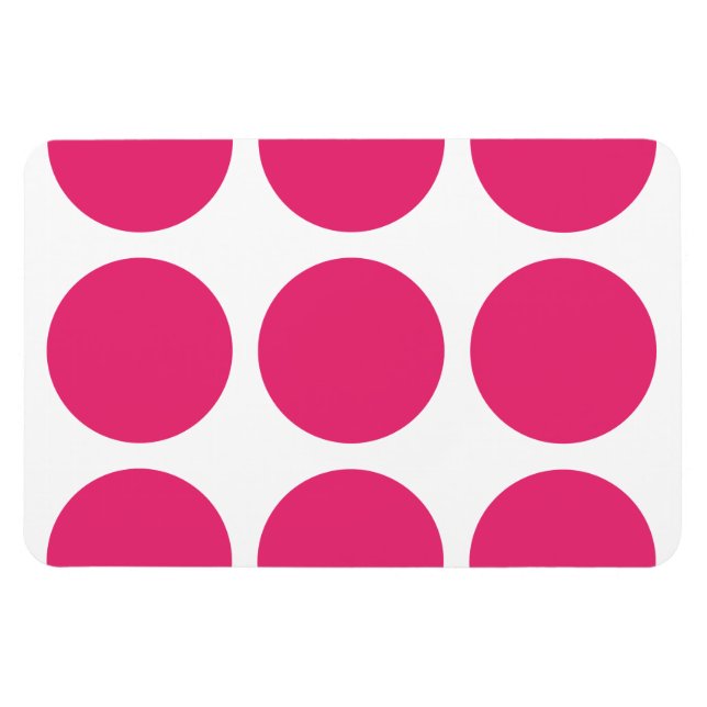 Premium-magnet för Big Polka dots Magnet (Horisontell)