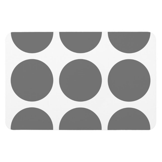 Premium-magnet för Big Polka dots Magnet (Horisontell)