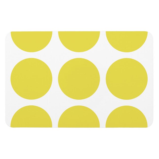 Premium-magnet för Big Polka dots Magnet (Horisontell)