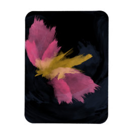 Premium Magnet, Midnatt Flyg Aquarell Magnet