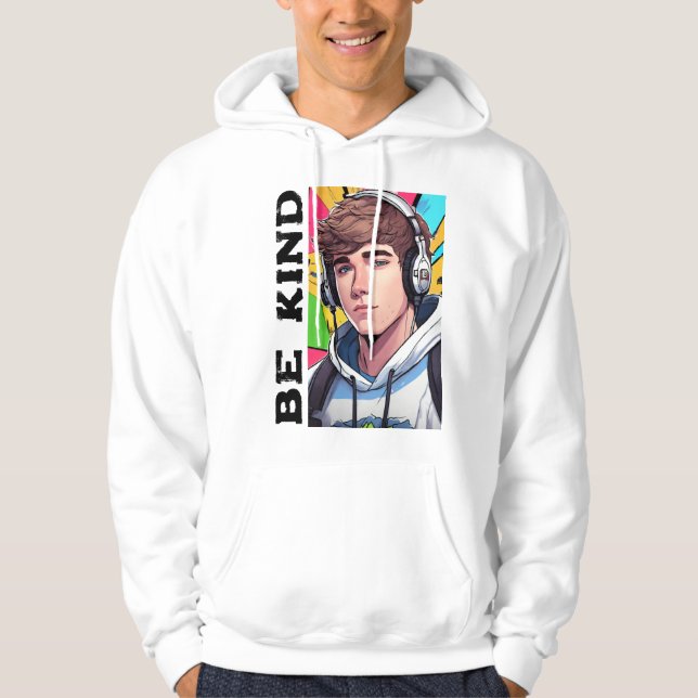 Premium Manar Hooded Sweatshirt _Streetwear Design (Framsida)