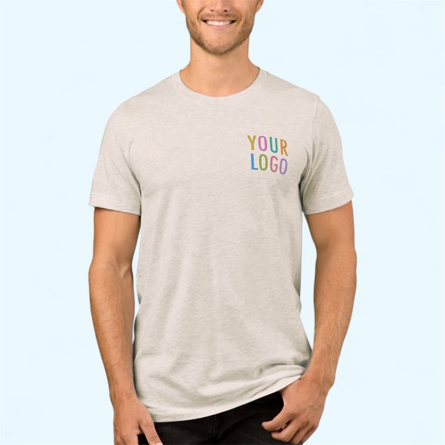 Premium Manar's Beige T-Shirt Anpassningsbar Busin (MISOOK Men’s Beige T-Shirt with Logo on Chest and Back)