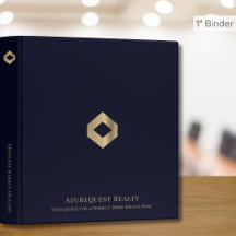 Premium Navy Blue och Guld Logotyp