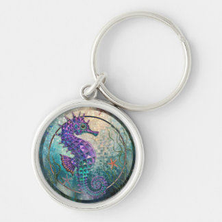 Premium Nyckelring "Mosaic Seahorse Sea Collection