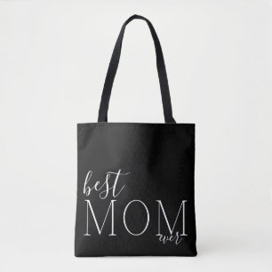 Premium Onyx Bästa MAMMA någonsin Elegant Mors dag Tygkasse