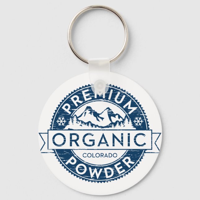 Premium Organic Colorado Powder-Nyckelring Nyckelring (Framsida)