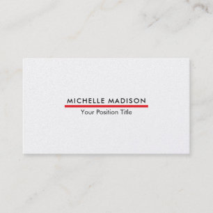 Premium Pärla Trendig Minimalistisk Professionell Visitkort