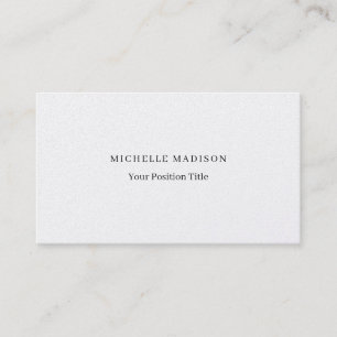 Premium Pärla Trendig Minimalistisk Professionell Visitkort